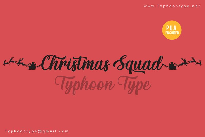 Christmas Squad Czcionka