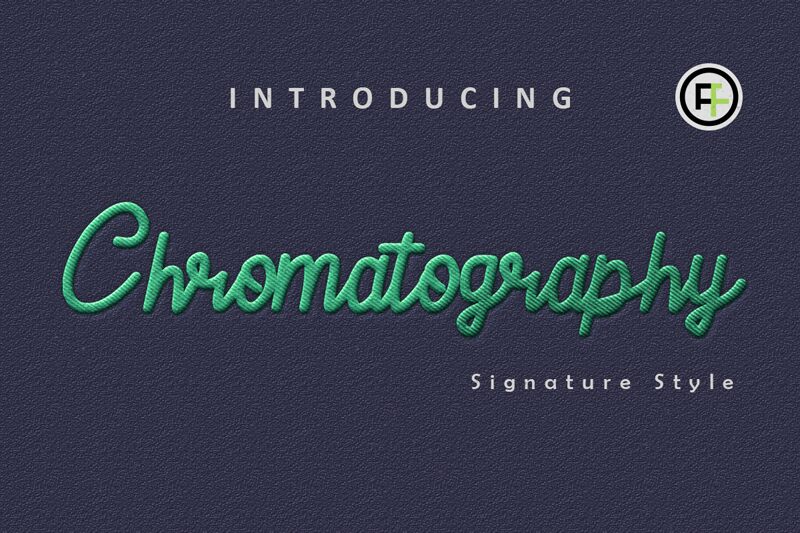 Chromatography Schriftart