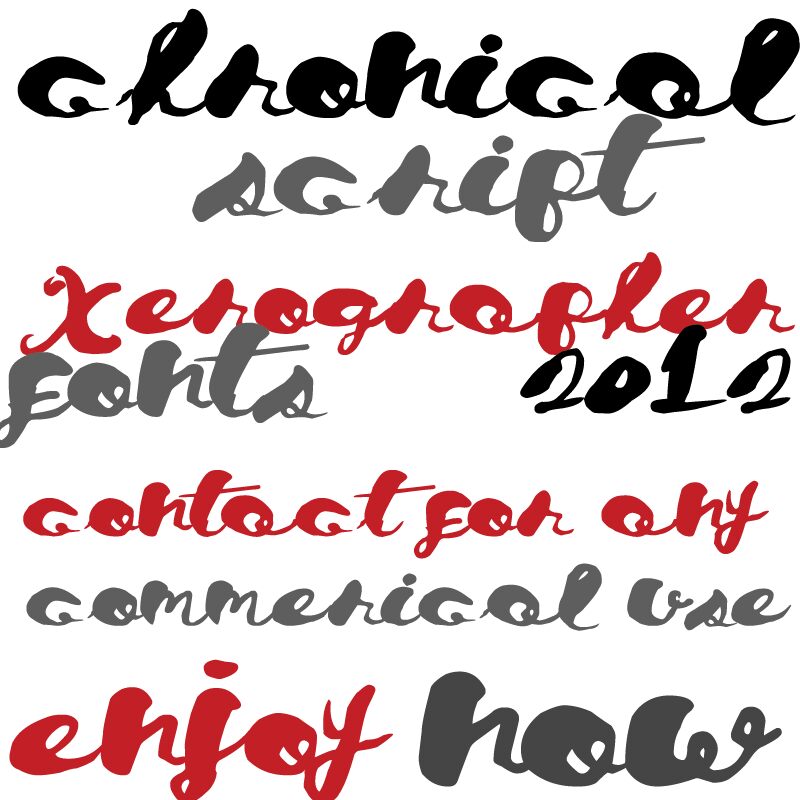 ChronicalScript Carattere