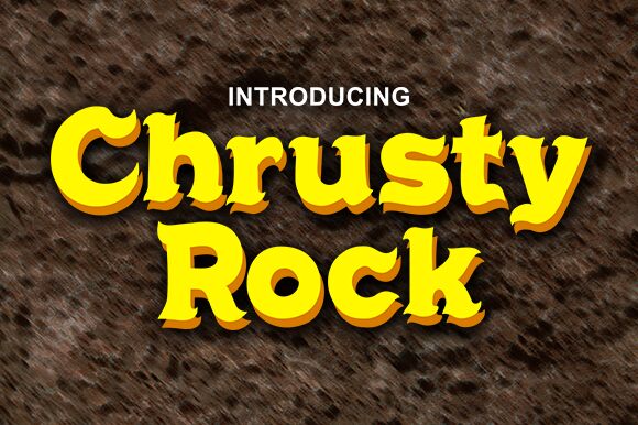 Chrusty Rock Druh písma