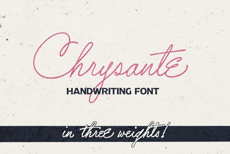 Chrysante Шрифт