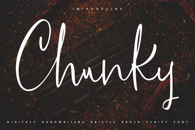 Chunky Schriftart