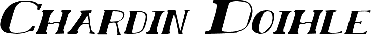Chardin Doihle Expanded Italic