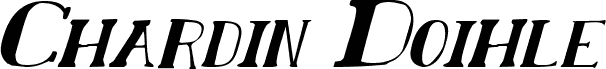 Chardin Doihle Italic