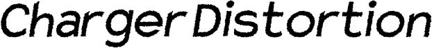 Charger Distortion 1 Italic