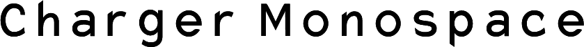 Charger Monospace Condensed