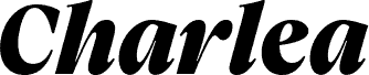 Charlea Demo Black Italic