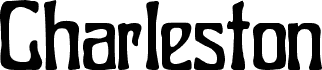 Preview of the Charleston font