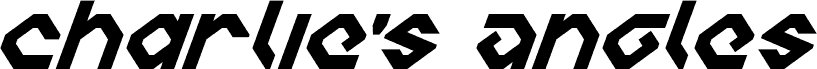 معاينة خط Charlie's Angles Super-Italic