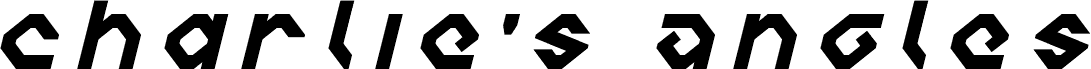 معاينة خط Charlie's Angles Title Italic