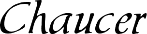 Chaucer Regular