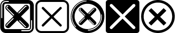 Preview of the Check Icons Regular font