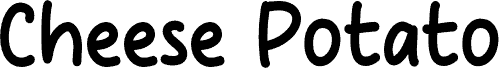 Cheese Potato font