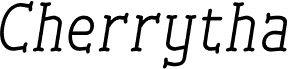 Cherrytha Three Italic