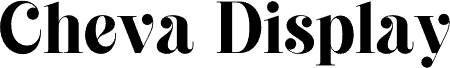 ChevaDisplay-Regular шрифт