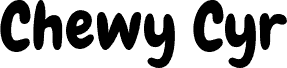 Chewy Cyr Regular fuente