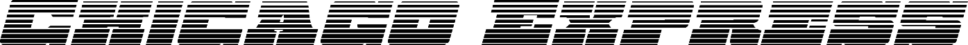 Podgląd czcionki Chicago Express Gradient Italic