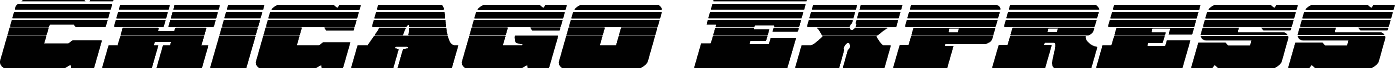 Podgląd czcionki Chicago Express Halftone Italic
