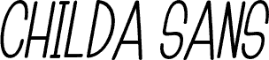 ChildaSans-Italic