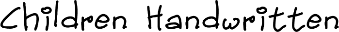 ChildrenHandwritten