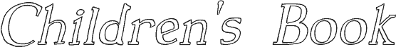 Podgląd czcionki Children´s  Book Italic