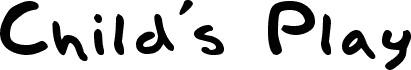 Preview of the Child's Play font