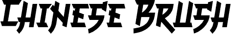 Chinese Brush Regular