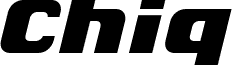 Chiq Reduced Black Italic
