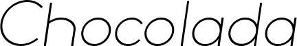 Chocolada Italic