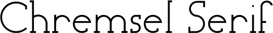 ChremselSerif-Regular