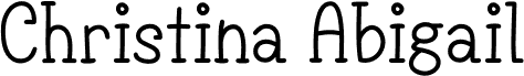 ChristinaAbigail_DEMOPersonalUse