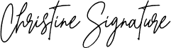 Christine Signature
