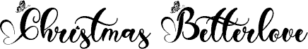 Christmas Betterlove шрифт