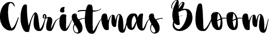 Christmas Bloom font