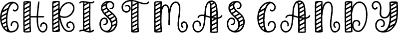 CHRISTMAS CANDY шрифт