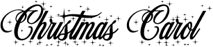 Christmas Carol Star PERSONAL Regular 字体