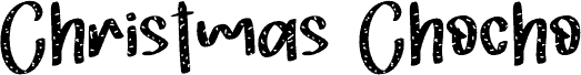 Christmas Chocho шрифт