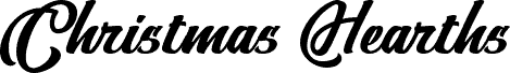 Christmas Hearths - Personal use font