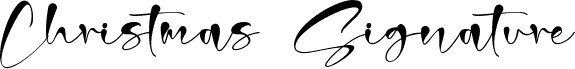 Christmas Signature