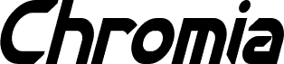 Chromia Condensed Bold Italic