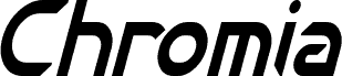 Chromia Condensed Italic