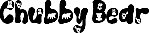 Preview of the Chubby Bear font