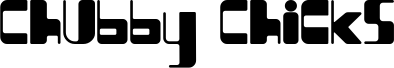 Chubby Chicks Texture font Fonts2u