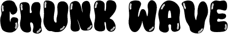 Chunk Wave Deco carattere