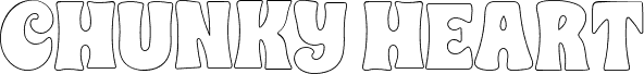 CHUNKY HEART OUTLINE