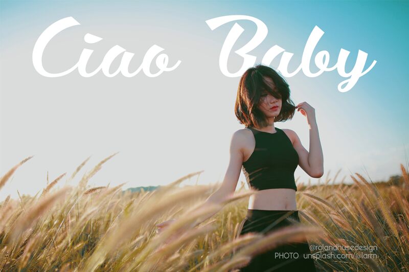 Ciao Baby Schriftart