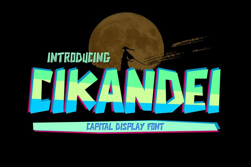 Présentation et spécimen de la police CIKANDEI