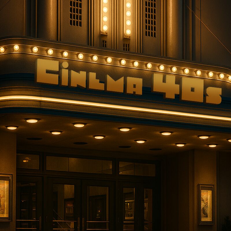 Cinema 40s Schriftart