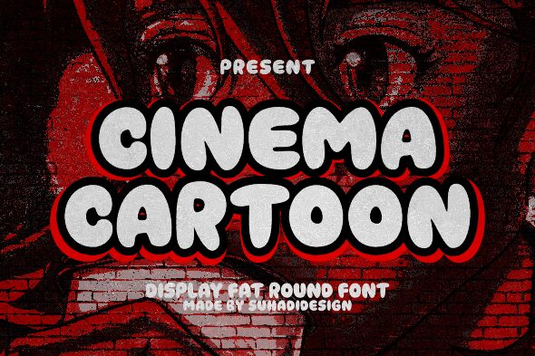 Cinema Cartoon Schriftart