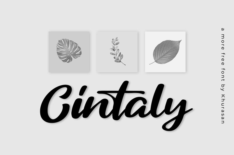 Presentación y muestra visual de la fuente Cintaly